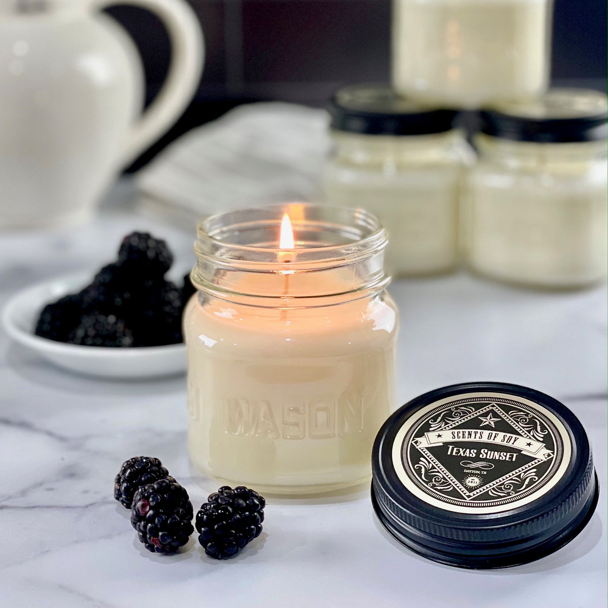 Canning Jar Soy Candles Scents of Soy Candle Co.