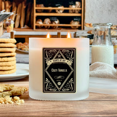Cozy Vanilla Oval Glass Soy Candle Cozy Vanilla Oval Glass Soy Candle