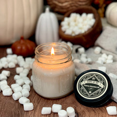 Pumpkin Marshmallow Canning Jar Soy Candle Pumpkin Marshmallow Canning Jar Soy Candle
