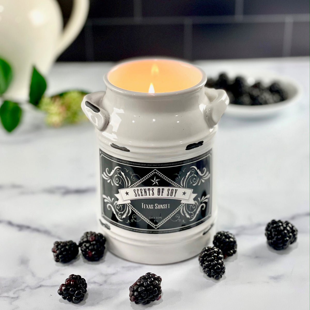 Texas Sunset Milk Jug Soy Candle – Scents of Soy Candle Co.