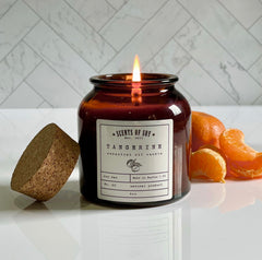 Tangerine Essential Oil Soy Candle Tangerine Essential Oil Soy Candle
