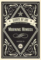 Morning Mimosa Rustic 2 Pack Car Air Freshener