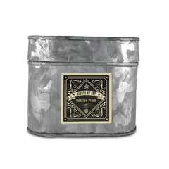 Roasted Peach Galvanized Oval Tin Soy Candle Roasted Peach Galvanized Oval Tin Soy Candle