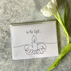 Be the Light Greeting Card Be the Light Greeting Card