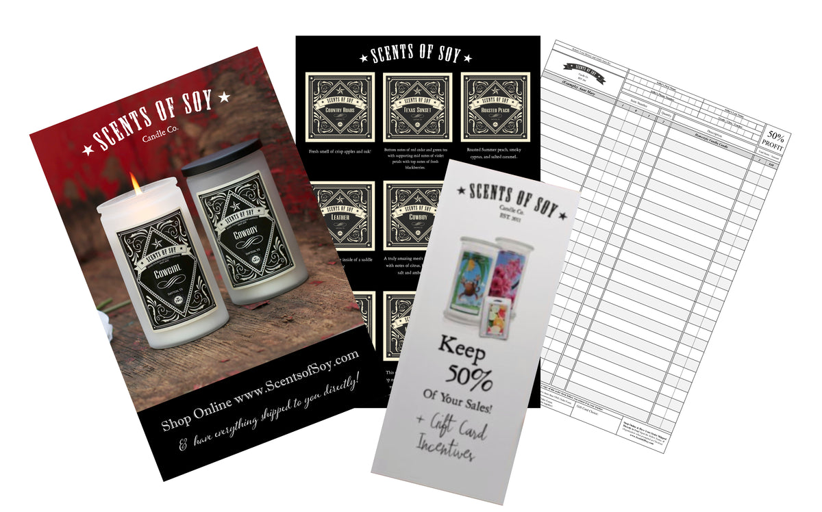 Fundraising Info Kit Scents of Soy Candle Co.
