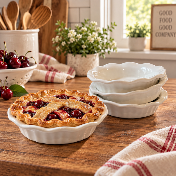 Mini Personal Pie Dish Set of 4