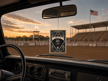 Silver Buckle Rustic 2 Pack Car Air Freshener