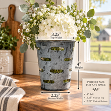 Olive Bucket Bud Vase