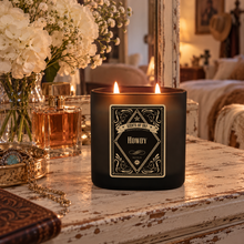 Howdy Black Oval Glass Soy Candle