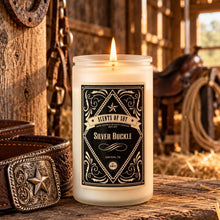 Silver Buckle Rustic Soy Candle