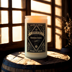 Bourbon Barrel Whiskey Rustic Soy Candle