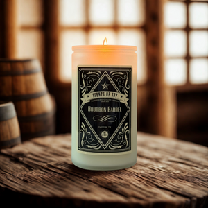 Bourbon Barrel Whiskey Rustic Soy Candle
