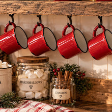 Red Coffee Mug Set of 4