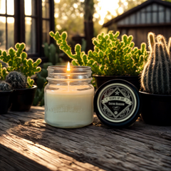 Cactus Blossom Canning Jar Soy Candle