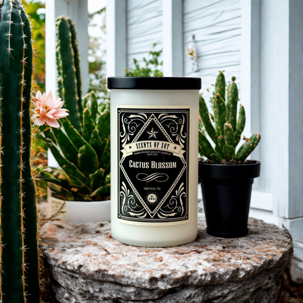 Cactus Blossom Rustic Soy Candle