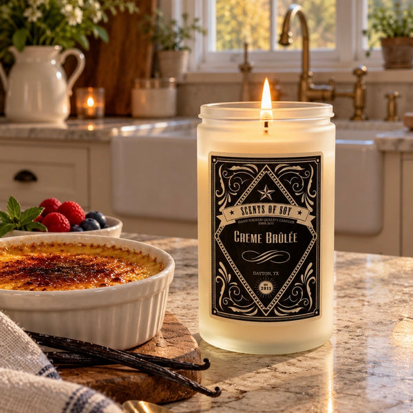 Creme Brûlée Rustic Soy Candle