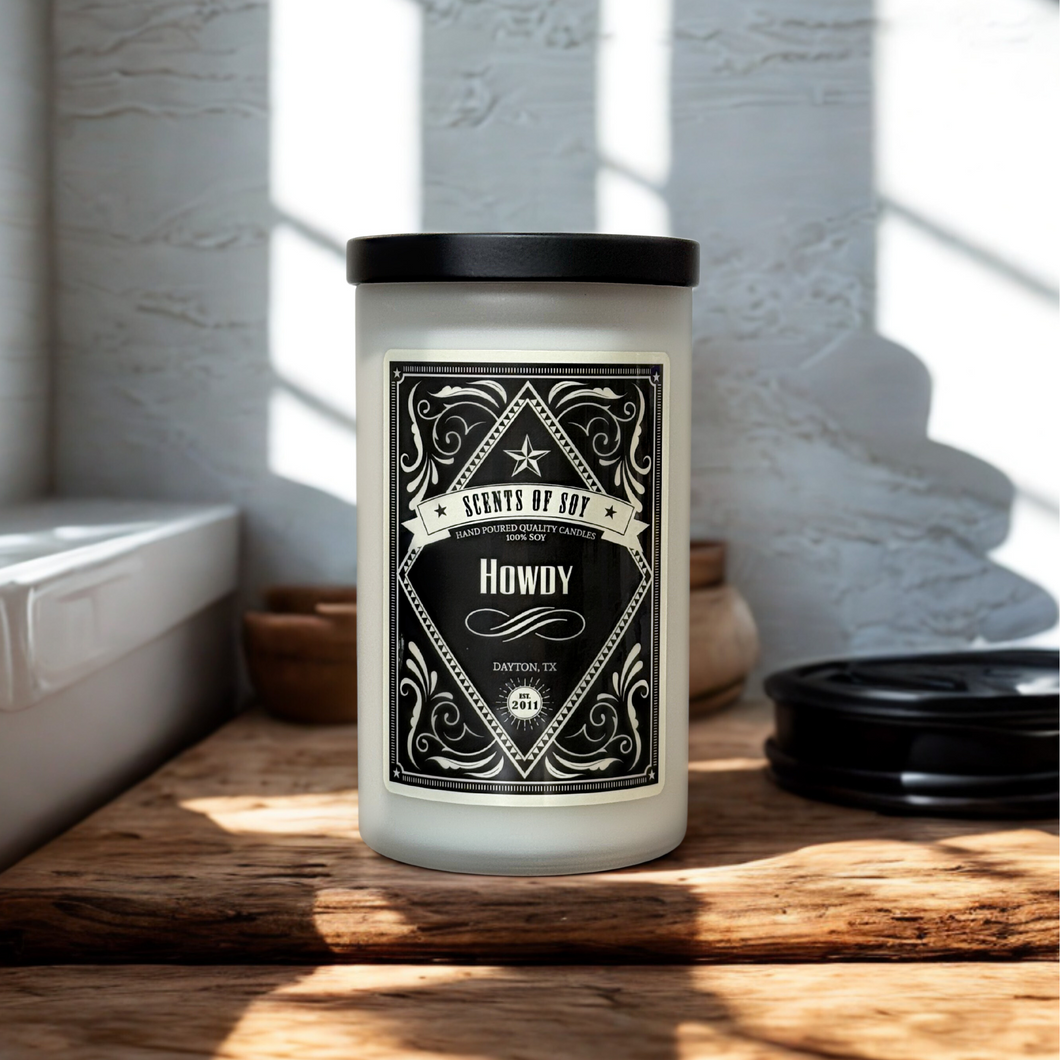 Howdy Rustic Soy Candle