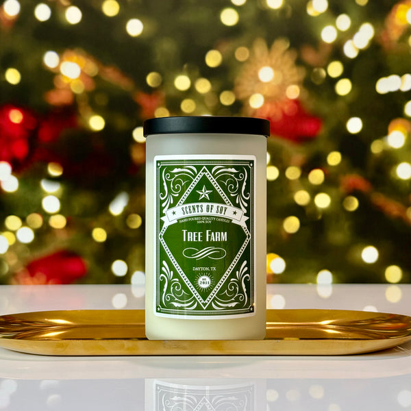 Tree Farm Rustic Soy Candle