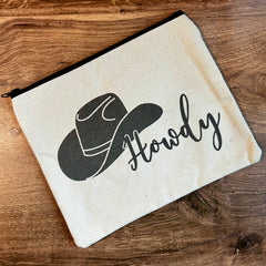 Howdy Zipper Bag