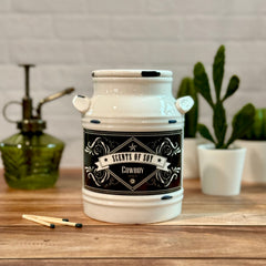 True Cowboy Milk Jug Soy Candle