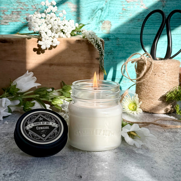 Cowgirl Canning Jar Soy Candle