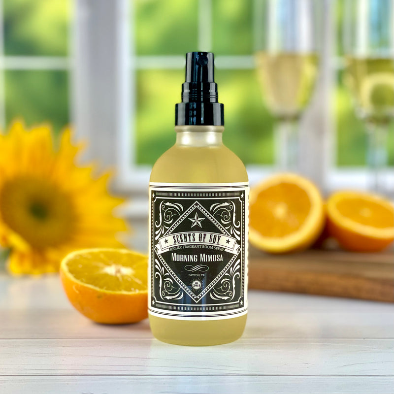Morning Mimosa Rustic Room Spray – Scents of Soy Candle Co.