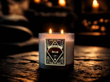 Outlaw Black Oval Glass Soy Candle
