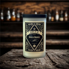 Silver Buckle Rustic Soy Candle