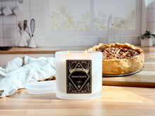 Southern Pecan Pie Frosted Oval Glass Soy Candle