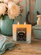 Cowgirl Frosted Oval Glass Soy Candle