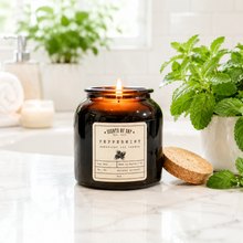 Peppermint Essential Oil Soy Candle