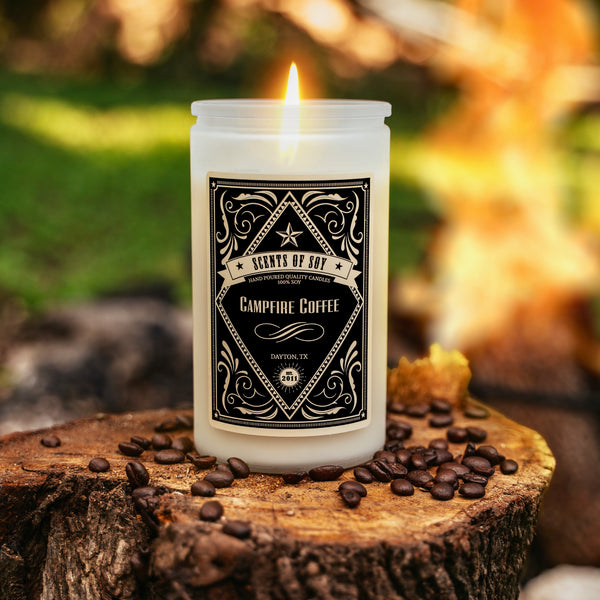 Campfire Coffee Rustic Soy Candle