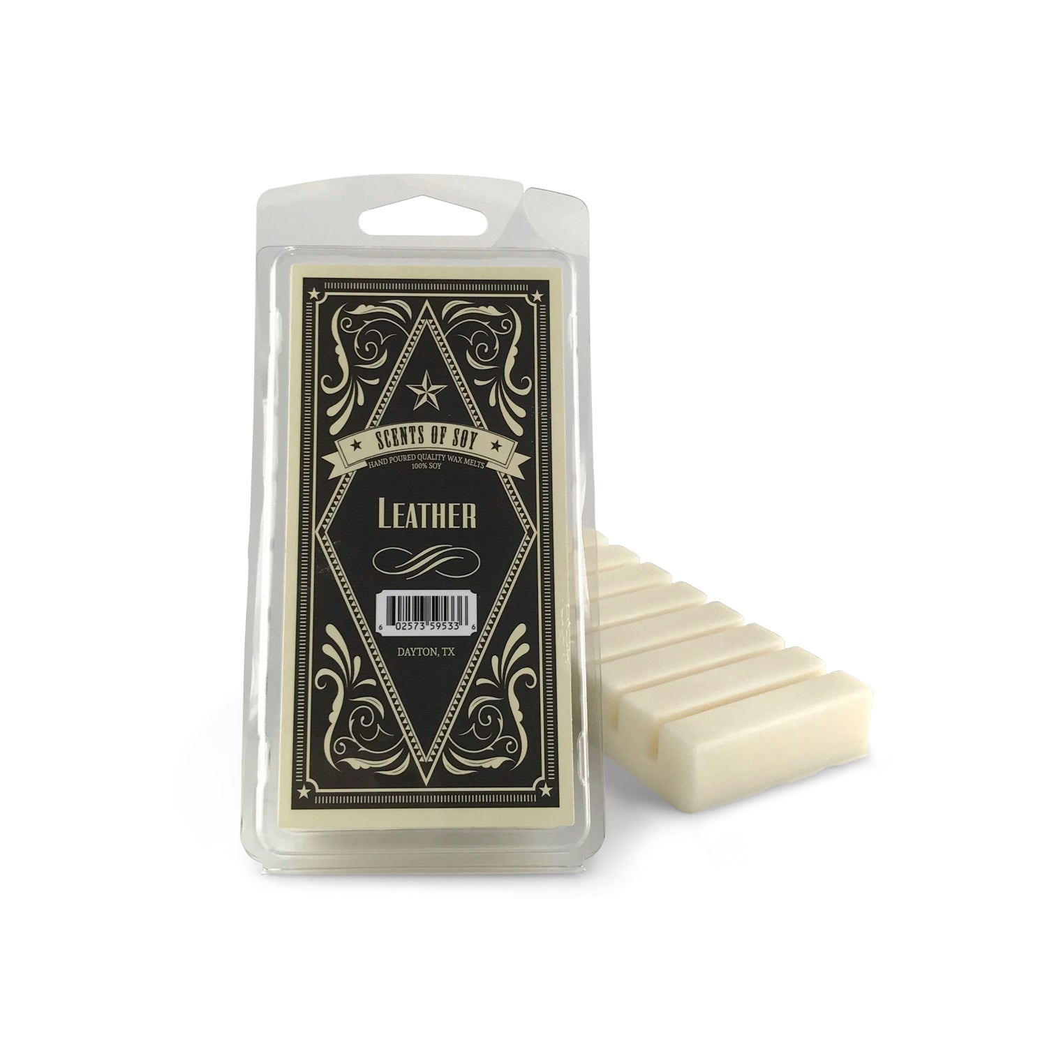 Leather Wax Melts by Candlecopia®, 2 Pack