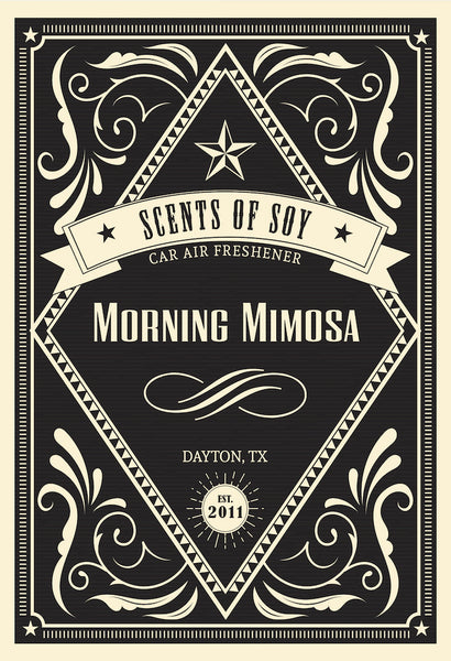 Morning Mimosa Rustic 2 Pack Car Air Freshener