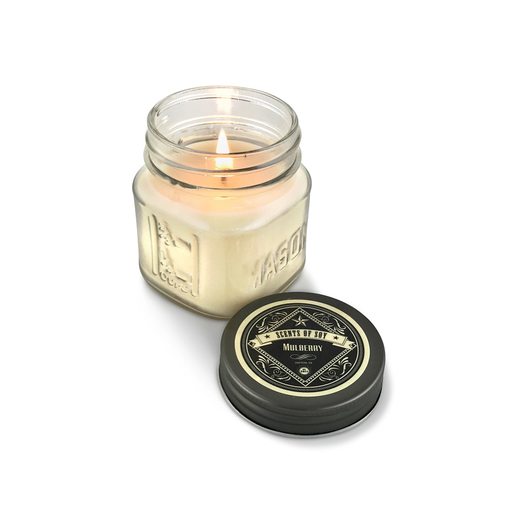Mulberry Canning Jar Soy Candle