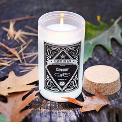 Cowboy Rustic Soy Candle