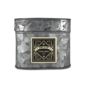 Tennessee Whiskey Galvanized Oval Tin Soy Candle