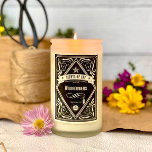 Wildflowers Rustic Soy Candle